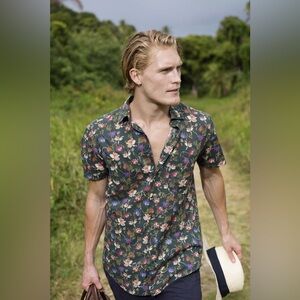 Rodd &‎ Gunn Men's Floral Sport Shirt Size S